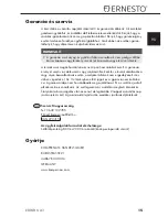 Preview for 18 page of Ernesto 273415 Operating Instructions Manual