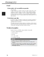 Preview for 21 page of Ernesto 273415 Operating Instructions Manual