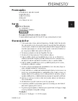 Preview for 26 page of Ernesto 273415 Operating Instructions Manual