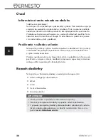 Preview for 37 page of Ernesto 273415 Operating Instructions Manual