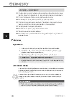 Preview for 39 page of Ernesto 273415 Operating Instructions Manual