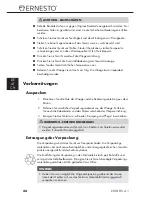 Preview for 47 page of Ernesto 273415 Operating Instructions Manual