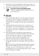 Preview for 20 page of Ernesto 275290 Assembly, Operating And Safety Instructions