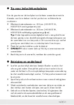 Preview for 21 page of Ernesto 275290 Assembly, Operating And Safety Instructions