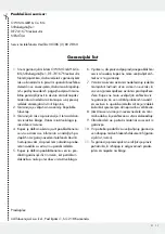 Предварительный просмотр 11 страницы Ernesto 285546 Operation And Safety Notes