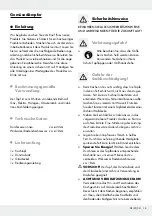 Предварительный просмотр 15 страницы Ernesto 298590 Operation And Safety Notes