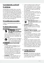 Preview for 5 page of Ernesto 301244 Operation And Safety Notes