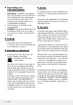 Preview for 10 page of Ernesto 301244 Operation And Safety Notes