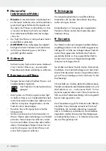 Preview for 12 page of Ernesto 301244 Operation And Safety Notes