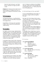 Preview for 8 page of Ernesto 317078_1901 Operation And Safety Notes