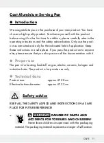 Preview for 11 page of Ernesto 326672 1904 Operation And Safety Notes