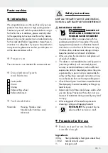 Preview for 5 page of Ernesto 331467 1907 Operation And Safety Notes