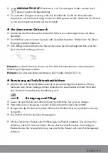 Preview for 5 page of Ernesto 347452 2001 OS Operation And Safety Notes