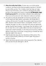 Preview for 5 page of Ernesto 384643 2107 Operation And Safety Notes