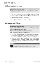 Preview for 9 page of Ernesto EKWC 5 A2 Operating Instructions Manual