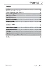 Preview for 36 page of Ernesto EKWC 5 A2 Operating Instructions Manual