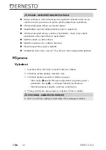 Preview for 59 page of Ernesto EKWC 5 A2 Operating Instructions Manual