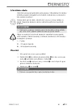 Preview for 70 page of Ernesto EKWC 5 A2 Operating Instructions Manual