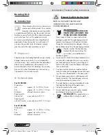 Ernesto H14342A Introduction / General Safety Instructions preview