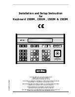 Предварительный просмотр 1 страницы ERNITEC 1500M Installation And Setup Instructions