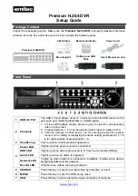 Предварительный просмотр 1 страницы ERNITEC DynaGuard Premium H.264 DVR Setup Manual