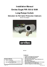 Предварительный просмотр 1 страницы ERNITEC Eagle PIR-100 Installation Manual