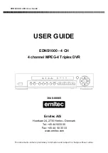 ERNITEC EDNS1000 - 4 CH User Manual предпросмотр