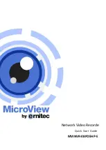 Предварительный просмотр 1 страницы ERNITEC MicroView MVINVR-08POEHP-E Quick Start Manual