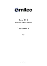 ERNITEC Orion DX 3 User Manual preview