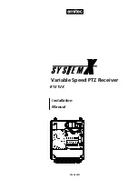 Предварительный просмотр 1 страницы ERNITEC System-X R131VX Installation Manual