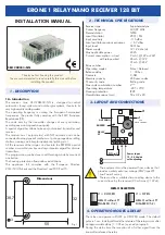 Предварительный просмотр 1 страницы Erone SEL128R433-NN Installation Manual