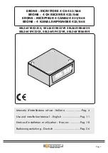 Erone SEL2641F433C4 Use And Installation  Manual предпросмотр