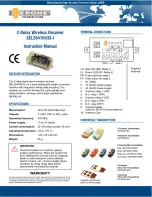 Предварительный просмотр 1 страницы Erone SEL2641R433-I Instruction Manual