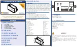 Preview for 1 page of Erone SELCD4A Installation Manual