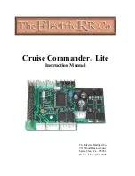 Предварительный просмотр 1 страницы ERR Cruise Commander Lite Instruction Manual