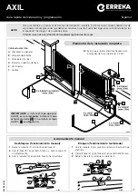 Erreka AXIL Quick Installation And Programming Manual предпросмотр