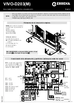 Erreka VIVO-D203 Quick Installation And Programming Manual preview