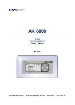 ERS AK 6000 User Manual preview