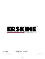 Preview for 28 page of Erskine Attachments 84 Operator'S Manual