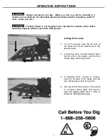 Preview for 7 page of Erskine Attachments Mini Land Planer Operator'S Manual