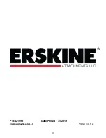 Preview for 19 page of Erskine Attachments Mini Land Planer Operator'S Manual