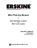 Предварительный просмотр 1 страницы Erskine Attachments Mini Pick-Up Broom Operator'S Manual