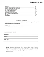 Preview for 2 page of Erskine Attachments Mini Snow Blade Operator'S Manual