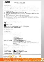 Preview for 1 page of ES 550 Instruction Manual