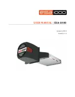 ESA ESA-1000 User Manual preview