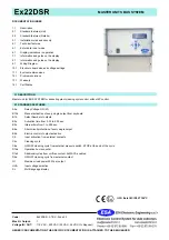 Preview for 1 page of ESA Ex22DSR Manual