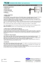 Предварительный просмотр 1 страницы ESA Tribo-Check TC30 User Manual