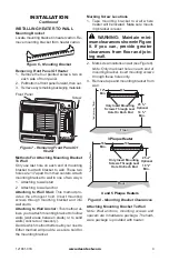 Preview for 9 page of ESA VN16B Safety Information And Installation Manual