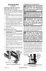 Preview for 11 page of ESA VN16B Safety Information And Installation Manual