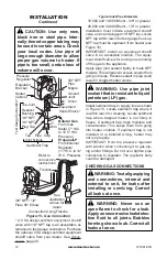 Preview for 12 page of ESA VN16B Safety Information And Installation Manual